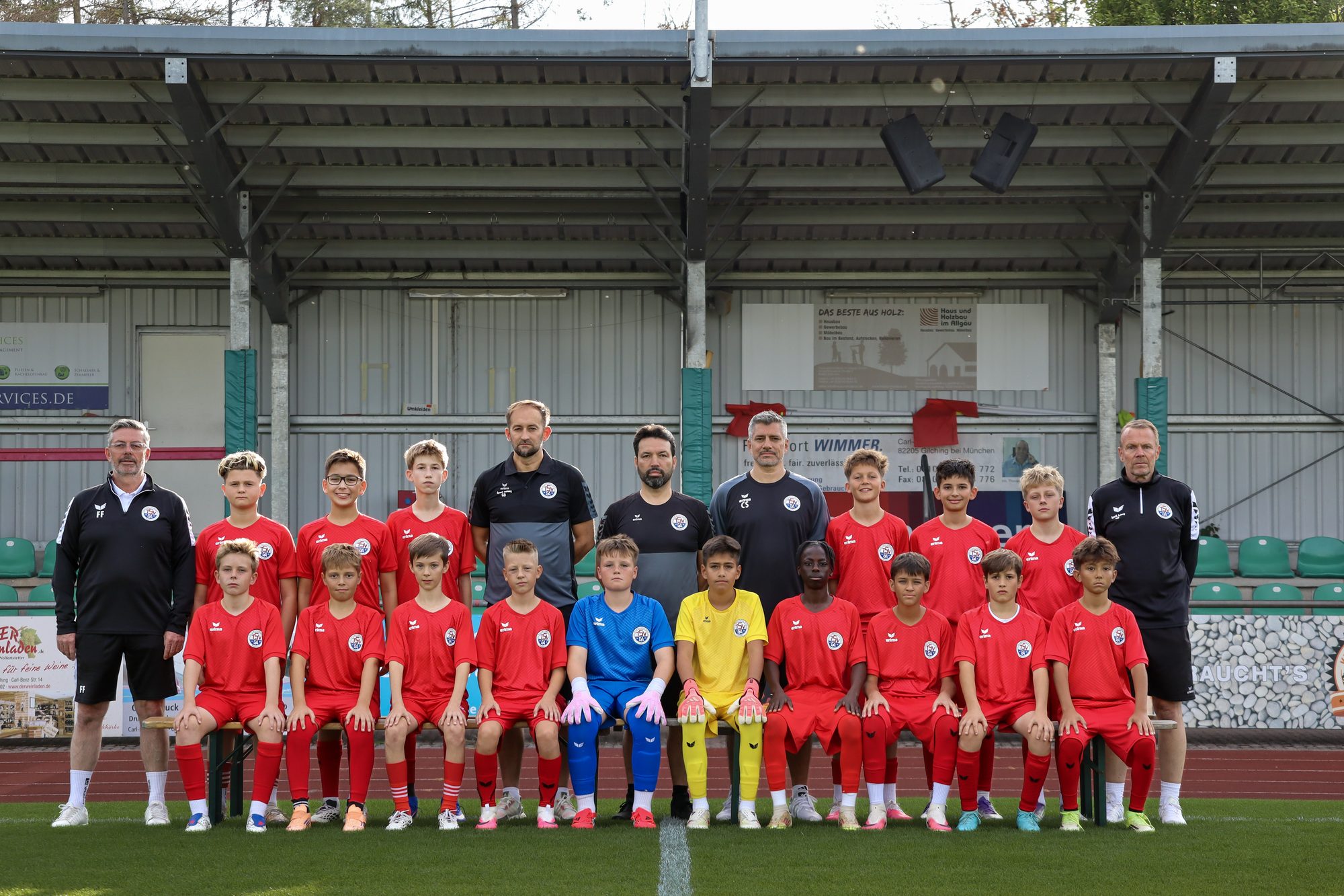 Mannschaftsfoto der U13 des TSV Gilching-Argelsried, Saison 2026/27