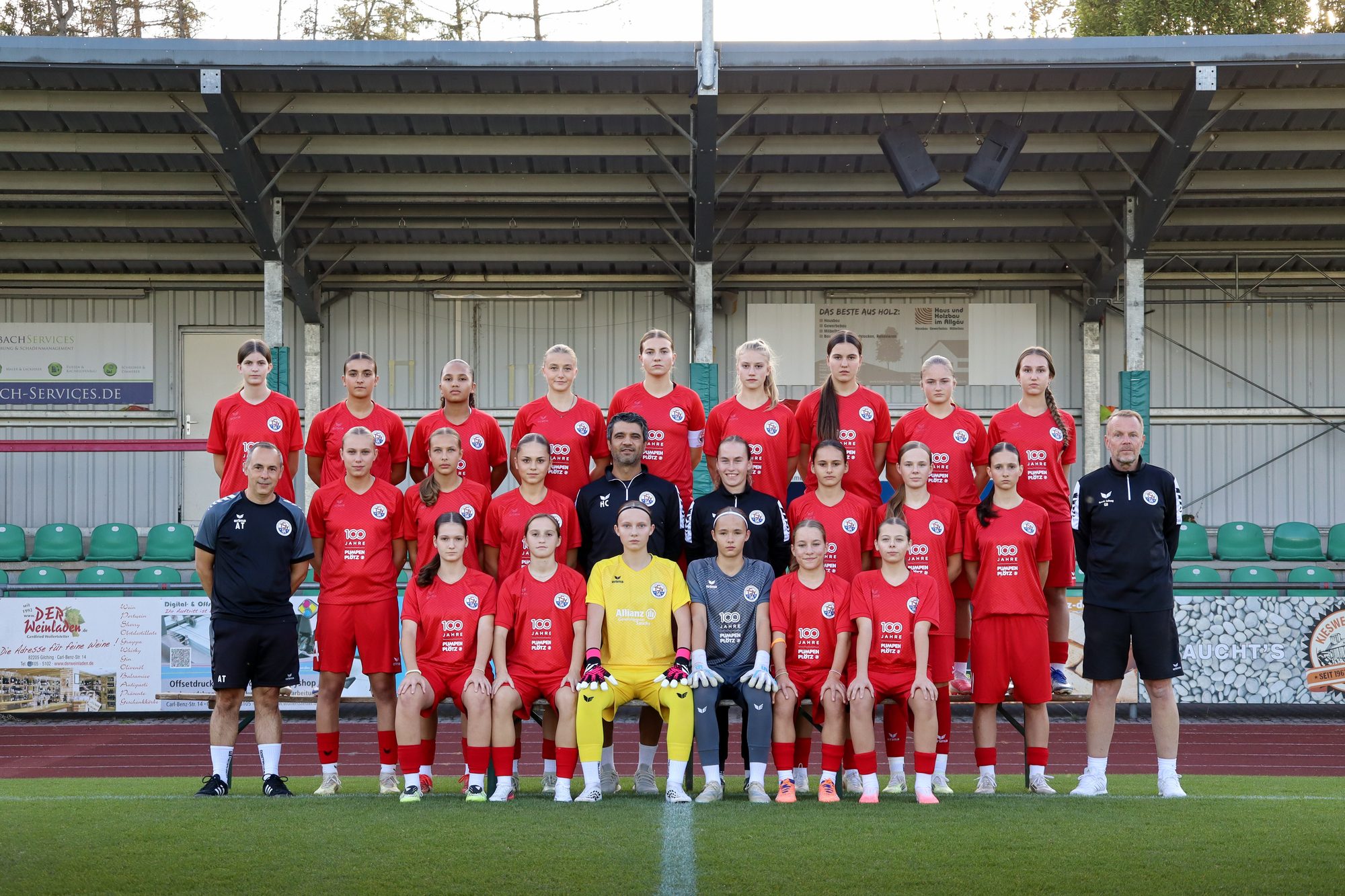 Mannschaftsfoto der U17w des TSV Gilching-Argelsried, Saison 2026/27